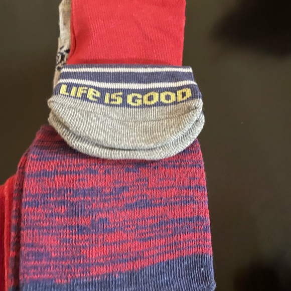 LIFE IS GOOD NWT Unisex 6 pack low cut socks. SiE 6-12.5 lightweight breathable - Picture 7 of 15